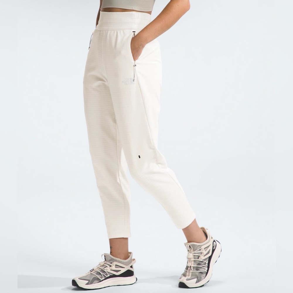The North Face Women's Tekware™ Grid Fleece Pants White Dune Size Large - Picture 4 of 13